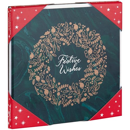 Hallmark Charity Christmas Cards - Pack of 10 in 2 Elegant Festive Designs
