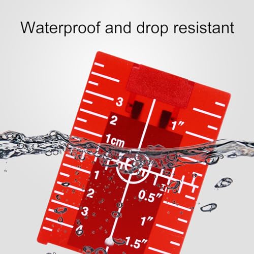 Lasertarget, Laser Zieltafel, Lasermess Zubehör, Magnetische Laser Zieltafel, Zur Ausrichtung, Lasernivellierung, Fadenkreuzlaser, Rotationslaser, Lasermessung, 2 Stücke