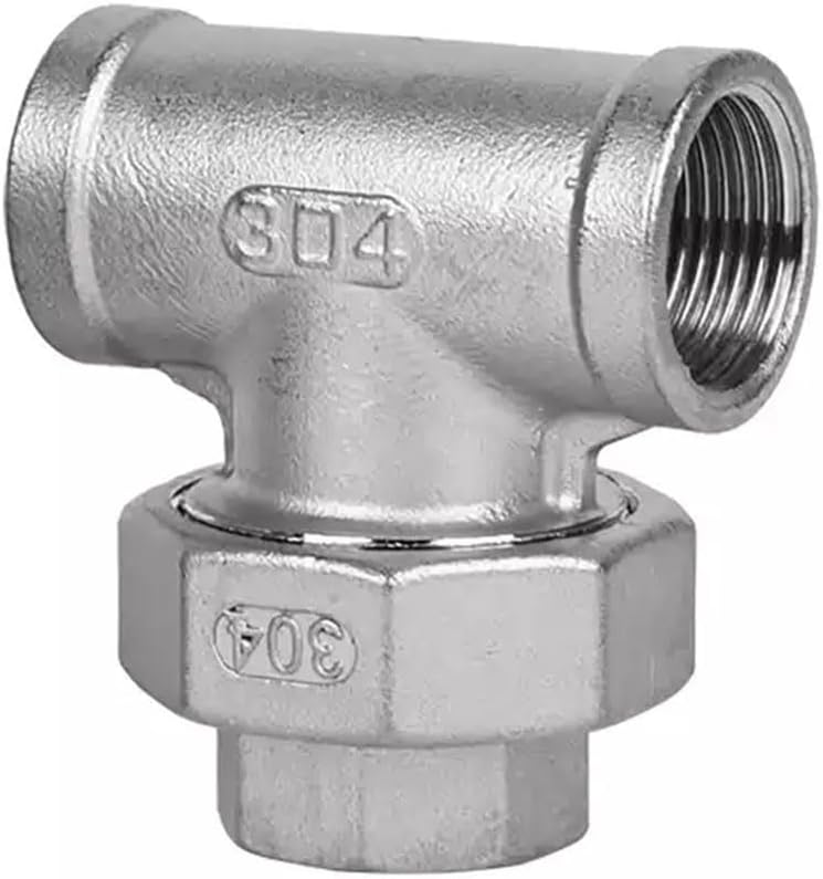 304 Stainless Steel Female Threaded Tee, 1/4inch to 2inch 3-Way Union Pipe Fittings - 1PCS(1/4inch)