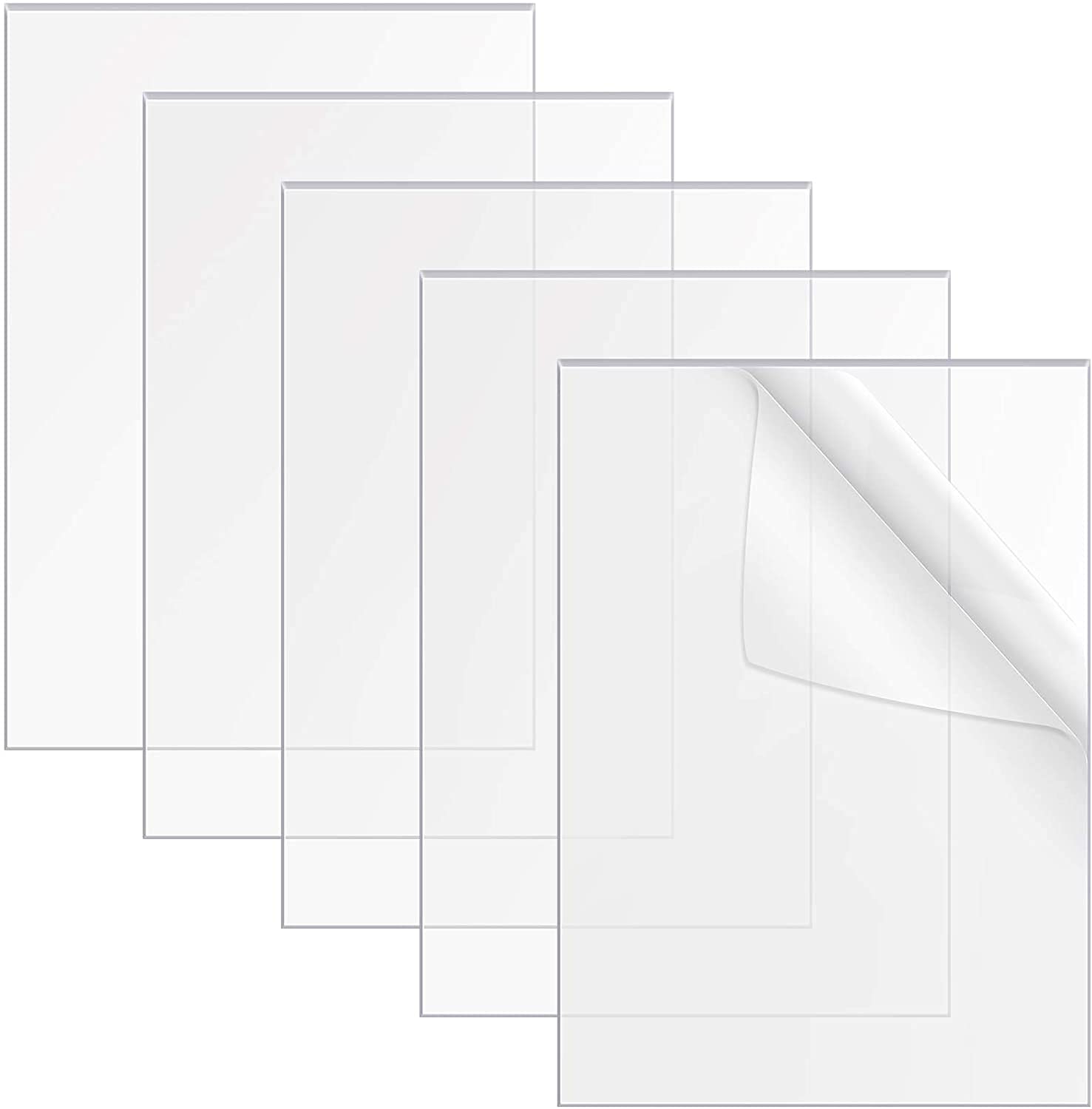 Hosuer Clear Acrylic Sheets Sign Acrylic Panel Perspex Sheet Glass Replacement Plastic Sheet 3Mm 500Mm X 300Mm
