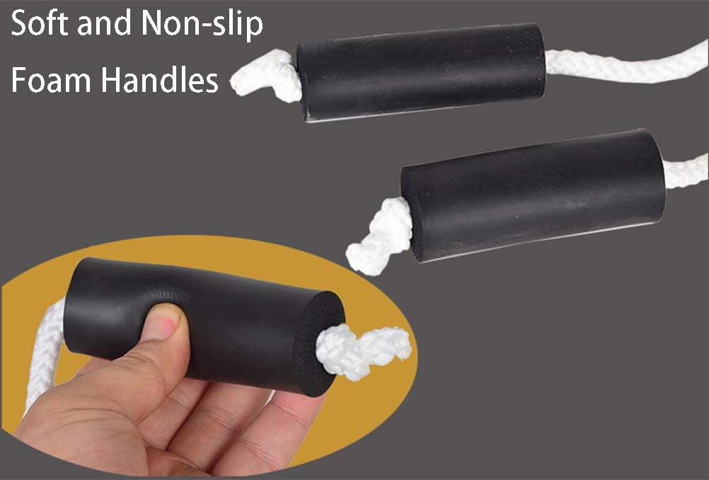 (2PCS) 44" Long Leg Lifter Strap + Sock Aid Assist with Foam Grip Handles Easy On and Off : Health & Household