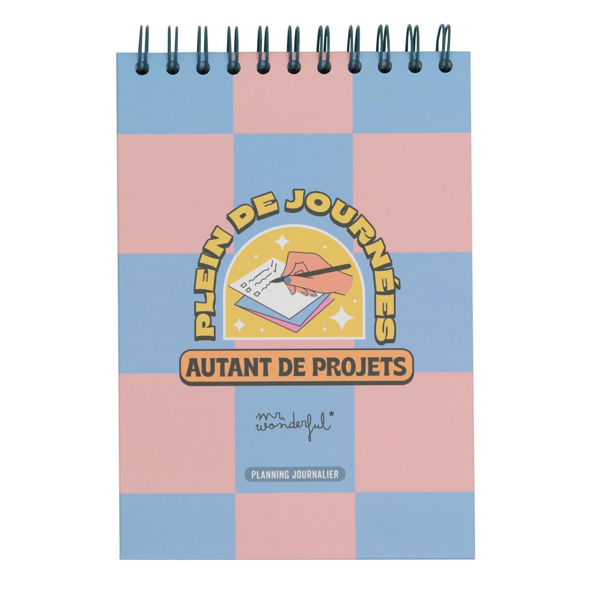 Mr. Wonderful - Vertical daily planner - Full of days, so many projects