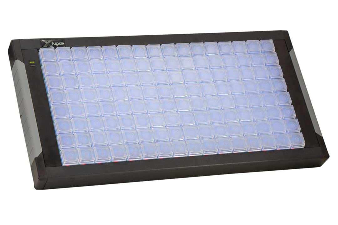 X-keys Programmable Keypads and Keyboards (128 Keys, XKE-128) Made in USA