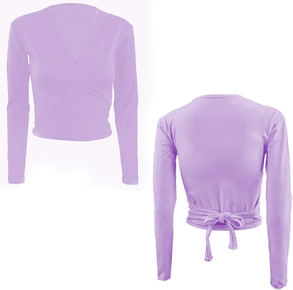 Bezioner Ballet Wrap Top Girls Ballet Sweater Dance Sweater for Girls - Image 3