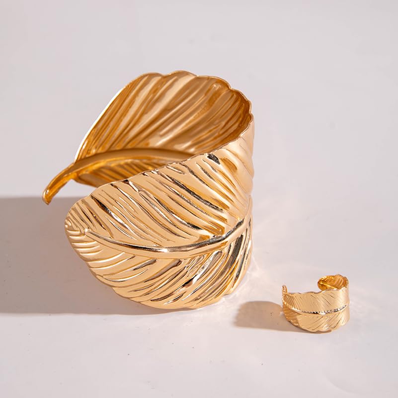 Image of Shining Diva Fashion Gold Plated Stylish Kada Bangle Cuff Bracelet for Women & Girls