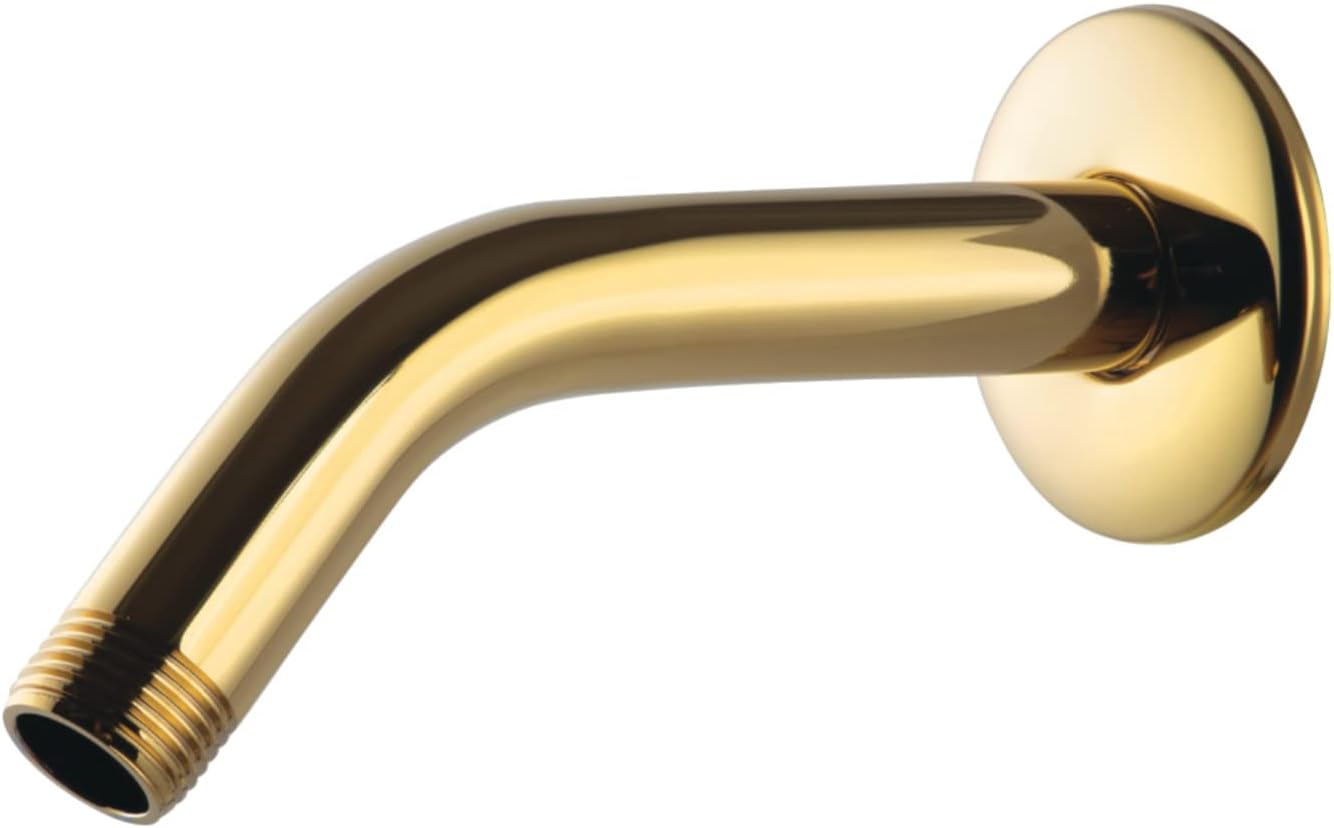 Kingston Brass K206M3 6-Inch Shower Arm with Round Flange in Antique Brass