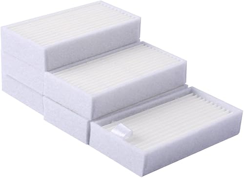 Miniatura 20 de KEEPOW Piezas de repuesto para aspiradora robot ILIFE V3 V3s V5 V5s V5s Pro Robot Aspirador, 1 filtro primario+3 filtros Pro Robot Aspirador + 6