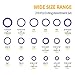 SPEEDWOX 270 Pcs Rubber O Ring Assortment Kit with Valve Core Removal Tool and Double-Ended Hook Gasket Ring Set Sealing Gasket Washer Set for Faucet Tap Plumbing and Automotive Repair