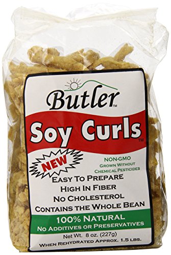 Butler Soy Curls lanières de soja entières riches en fibres sachet 226g