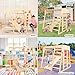 Zupemo Indoor Playground Jungle Gym, Indoor Jungle Gym for Toddlers, Playground Toddler Climbing Toys, Multifunction Montessori Play Gym Playground Sets with Climbing Wall, Slide, Monkey Bars, Swing