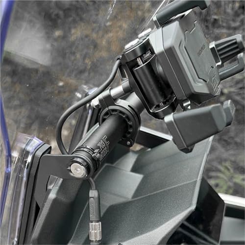 Support d'extension pour GPS Zontes 703F pour fixer smartphone sans vibration - 2