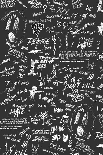 XXXTentacion Revenge 17 Bad Vibes Forever Notebook: Journal, paperback, 6x9 inches, 100 pages