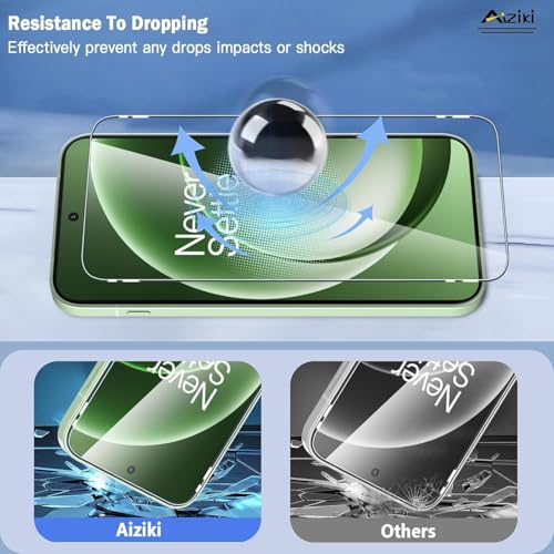 Image of vizer 9H Tempered Glass Screen Protector for OnePlus 15R (6.83 inch) | Full Edge-to-Edge Coverage | HD Clear | Bubble-Free Easy Installation | Military-Grade | Case Friendly | Black