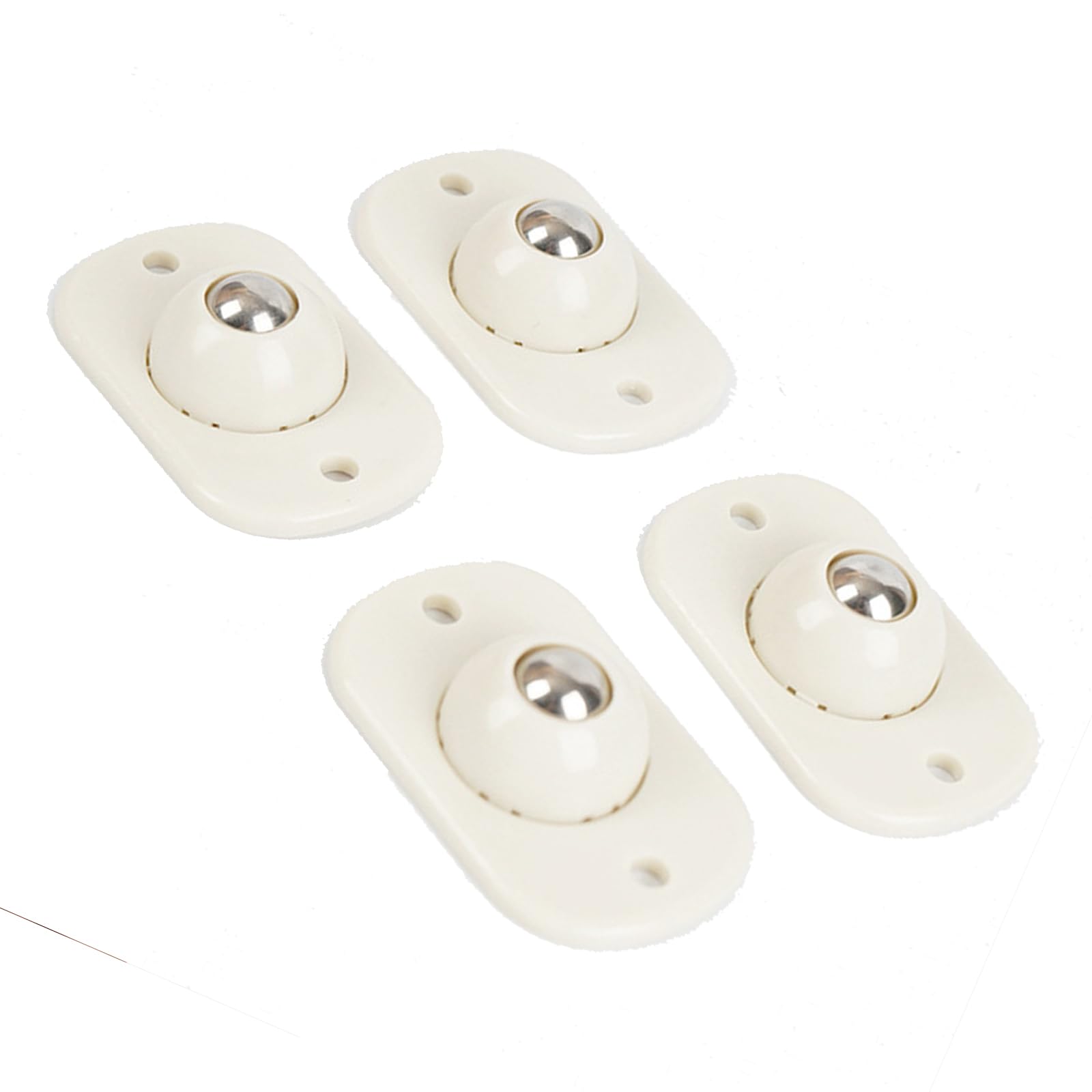 Self Adhesive Mini Swivel Caster Wheels, 360°Rotation Universal Wheel,Paste Type Ball Roller Casters Appliance Slider for Small Furniture Various