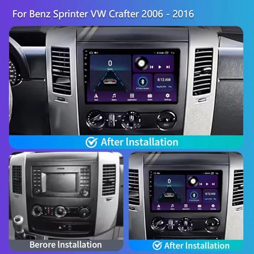 Pantalla Carplay coche inalámbrica con Android Auto para actualizar tu Sprinter o Crafter 2