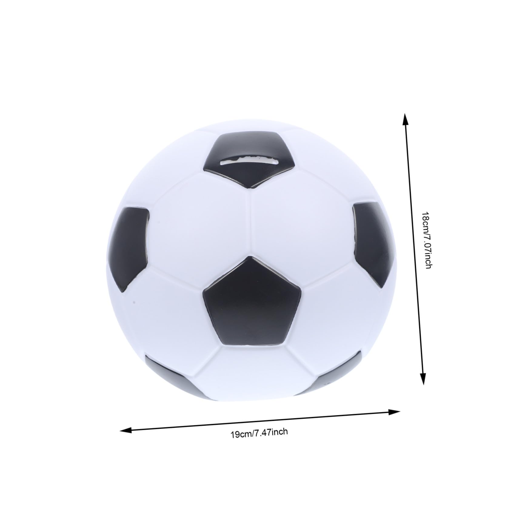 Salvadanaio Calcio in Resistente Forma Pallone Decorazione Cameretta Ragazzi Regalo Compleanno Divertente e