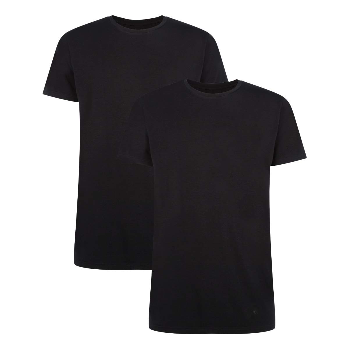 Bamboo Basics - Herren Bambus T-Shirt - Ruben - Rundhalsausschnitt - 2er-Pack - Extra weich und Atmungsaktiv - S-XXL