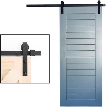Grange Coulissante Kit De Quincaillerie For Portes Coulissantes Simple Placard Kit Bypass Porte Coulissante Ensemble Sur Rail En Acier Au Carbone Silencieux Poulie Fit Simple Double Porte Amazon Fr Bricolage