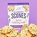Livlo Blueberry Scone Keto Baking Mix - Low Carb Snack - 2g Net Carbs - Fast, Easy and Delicious Keto Friendly Food - 10 Servings