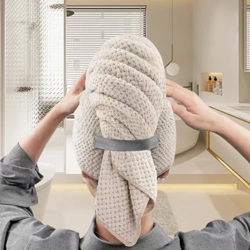 Toalhas de microfibra para cabelo, toalha de cabelo - Toucas de cabelo macias de 24 x 40 polegadas d