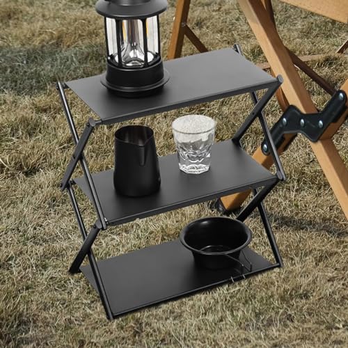 Étagère multi-usage pliable pour libérer de l'espace dans la tente - 3