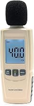 Digital Sound Level Meter, Decibel Meter with Backlight Portable Sound Pressure Level Meter (SPL) 30~130 dBA, Sound Noise Meter Audio Volume Monitoring Instrument Meter for Home Office
