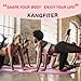KANGFITER Long and Short Fabric Resistance Bands with Door Anchor 7 PCS, Non-Slip Stretch Booty Bands for Working Out Women & Men, Loop Exercise Elastic Bands for Home Physical Therapy Yoga Pilates