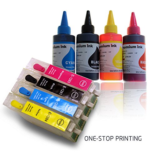 EasyBuy India T1281 Refillable Ink Cartridge For EPSON Stylus S22 SX125