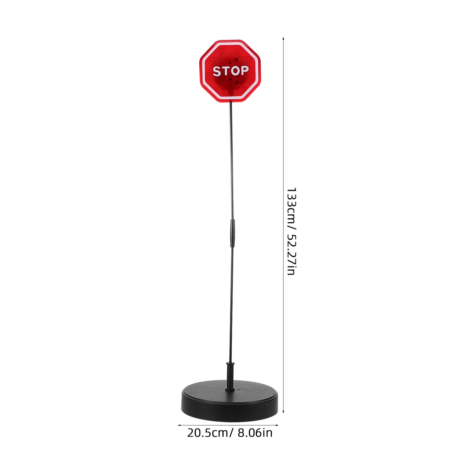 SOLUSTRE Parkschild mit Leuchtfunktion aus Abs und Glasfaser Einparkhilfe mit One Touch Bedienung und 2 Stück Knopfzellen für Garage und Parkplatz