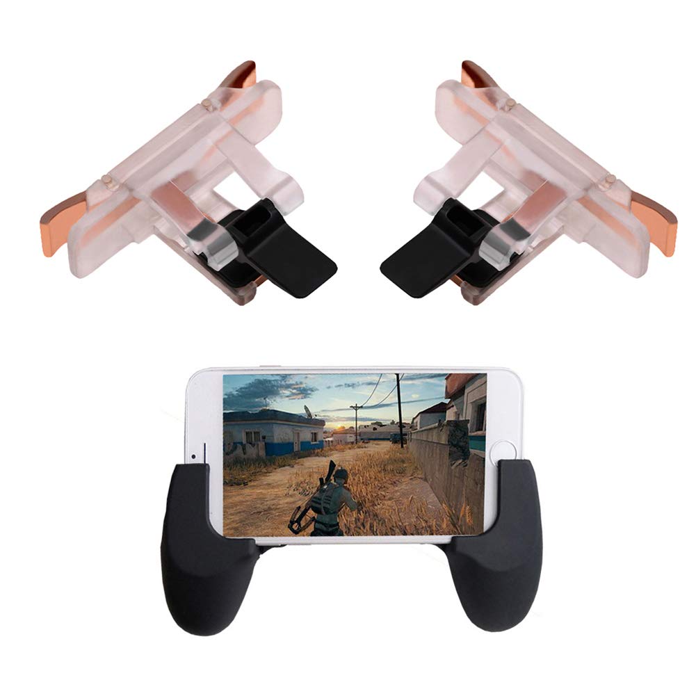 Ingrirt5Dulles Mobile Phone Shooting Game Joystick Controller Trigger Assist Tool for PUBG STG/Ergonomic Handle Shape for a Comfortable Grip