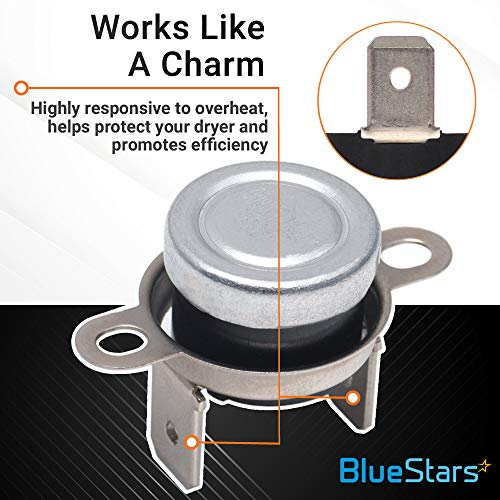 134120900 Dryer Thermal Fuse Limiter Replacement Part By Bluestars - Exact Fit For Frigidaire Electrolux Dryers - Replaces 146062-000 1489053 3205659 Ps419402 #TOP4