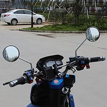 Motorcycle Accessories Universal Motorcycle Rearview Mirror Round Mirror Long Stem Rearview Mirror Accessories Fit Suzuki GSF600 Gsf 600 650S Bandit RGV250 GT250