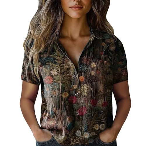 Dress Shirts for Women Womens Outfit Clothes for 60 Year Old Linen Dress Spring Tops 2025 Shirt Summer Hawaii Outfits Ruffle Long Sleeve Tops