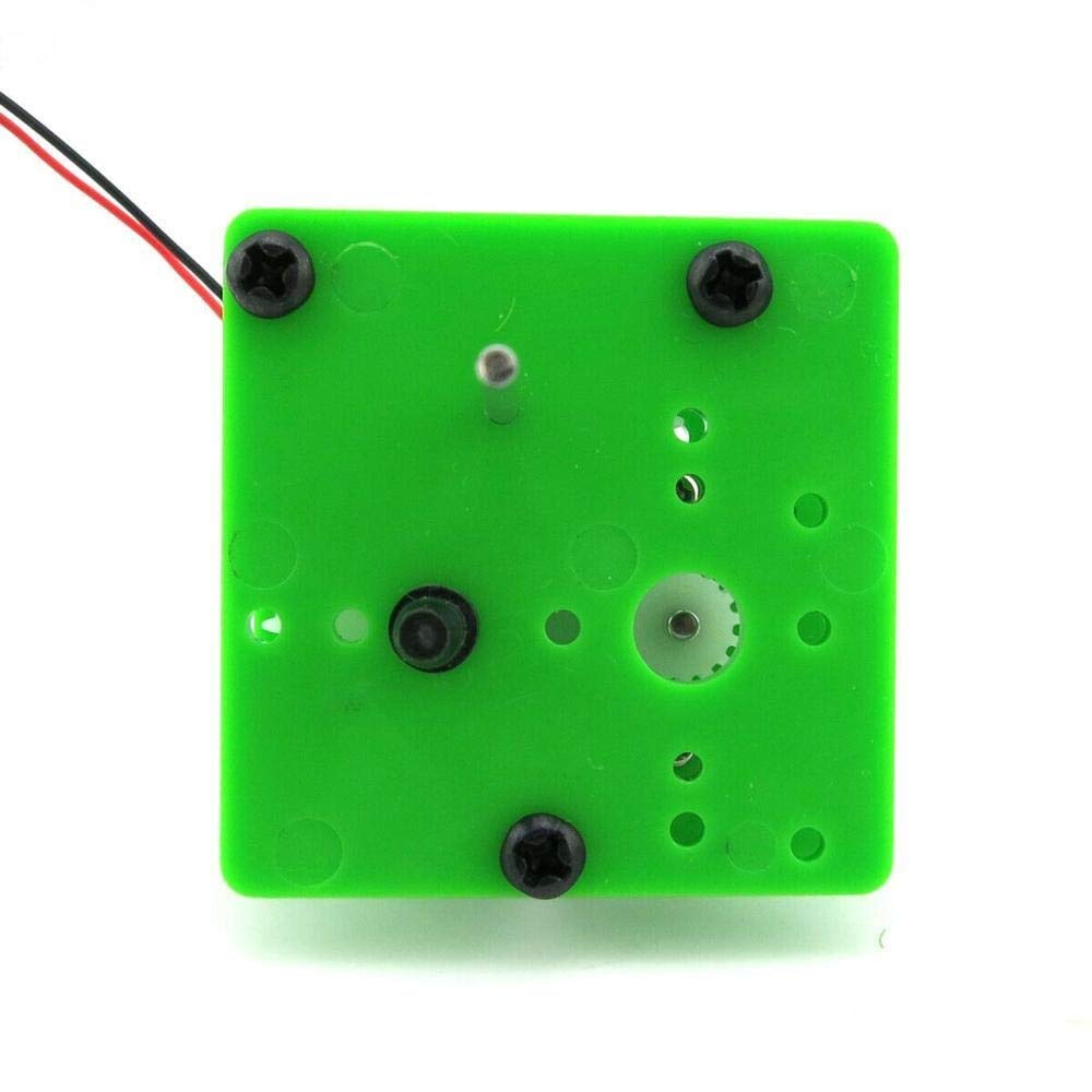 GTPBAO Power Science 1pcs 300 Reduction Gearbox Solar Motor, Ratio 1:12.1 Hobby Gear Motor, for DIY Four-Wheel Toy Car, Engine Projects