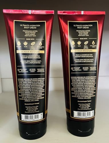 Generic Bath And Body Bourbon Cream Shea Hydration Men'S (New Look) 8 Oz 2 Pack thumb #2