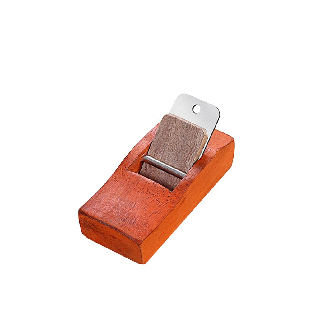 mini strug, Ręczny strugarka do obróbki drewna Narzędzie strugania Płaski Dolna krawędź Narzędzia przycinania dla stolarza(108mm Mahogany)