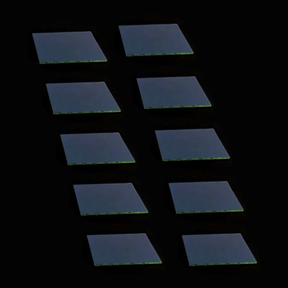 50x50x1.1mm, 17 ohm/sq, 50pcs FTO Glass conductive glass