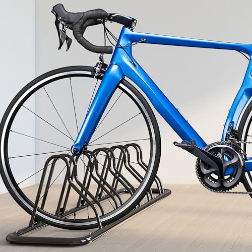 Simple Houseware 5-Bike Floor Rack