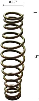 Replacement Spring for Pruning Shears, Precision Trimming Scissors Part for Heavy Duty Bypass Pruner, 2 inch