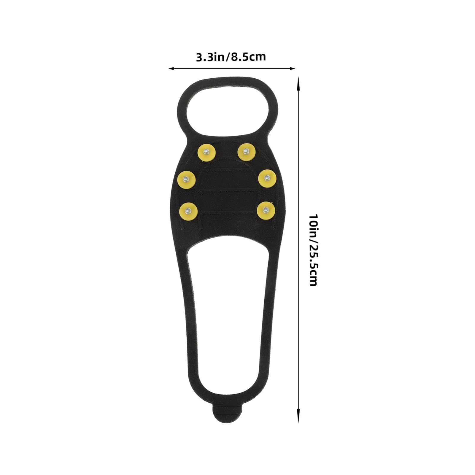 Toddmomy 1pair Non- Shoe Crampons Flexible Traction Grippers for Easy to Grippers for Hiking Climbing and Activities Fits