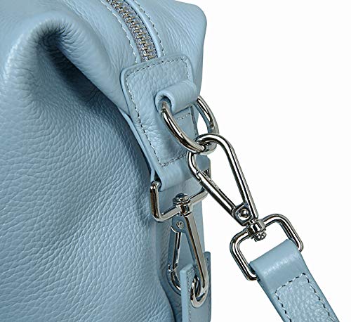 Image of HESHE Womens Genuine Leather Purse Satchel Tote Bags Ladies Real Leather Bags Crossbody Handbags