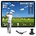 ZEALFEEL Golf Simulator Enclosure + 9x7ft Golf Simulator Impact Screen