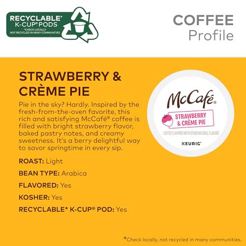 Image of McCafe Strawberry Creme Pie, 60ct (6 Packs of 10)