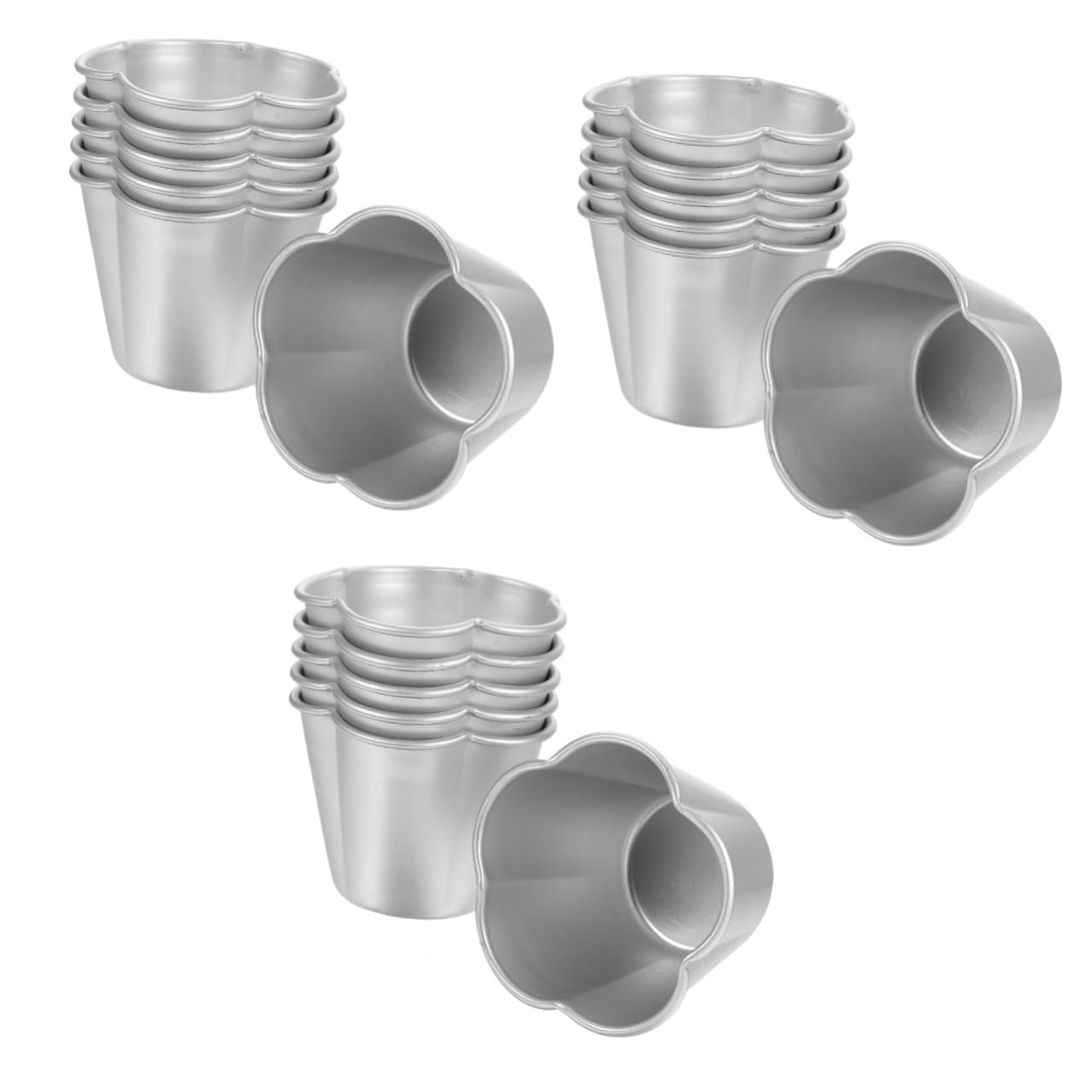 ABOOFAN 18pièces Moules à Pudding Réutilisables De Moules Antiadhésifs Pour Muffins Et Gâteaux Outil De Pâtisserie Pratique Pour Desserts Et Célébrations