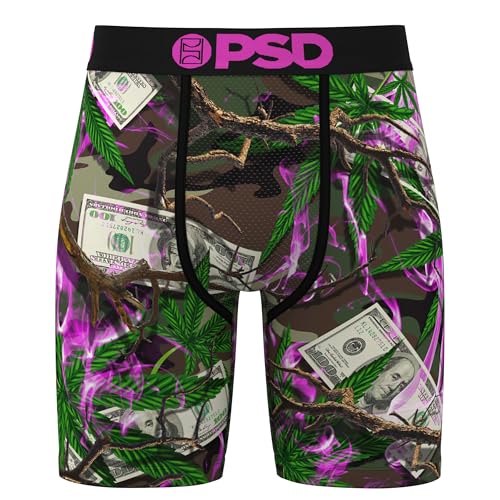 PSD Men's Boxer Briefs - Chronic Camo, 7 Inch Inseam, Moisture-Wicking, 4-Way Stretch, Boxer Briefs for Men, X-Large2