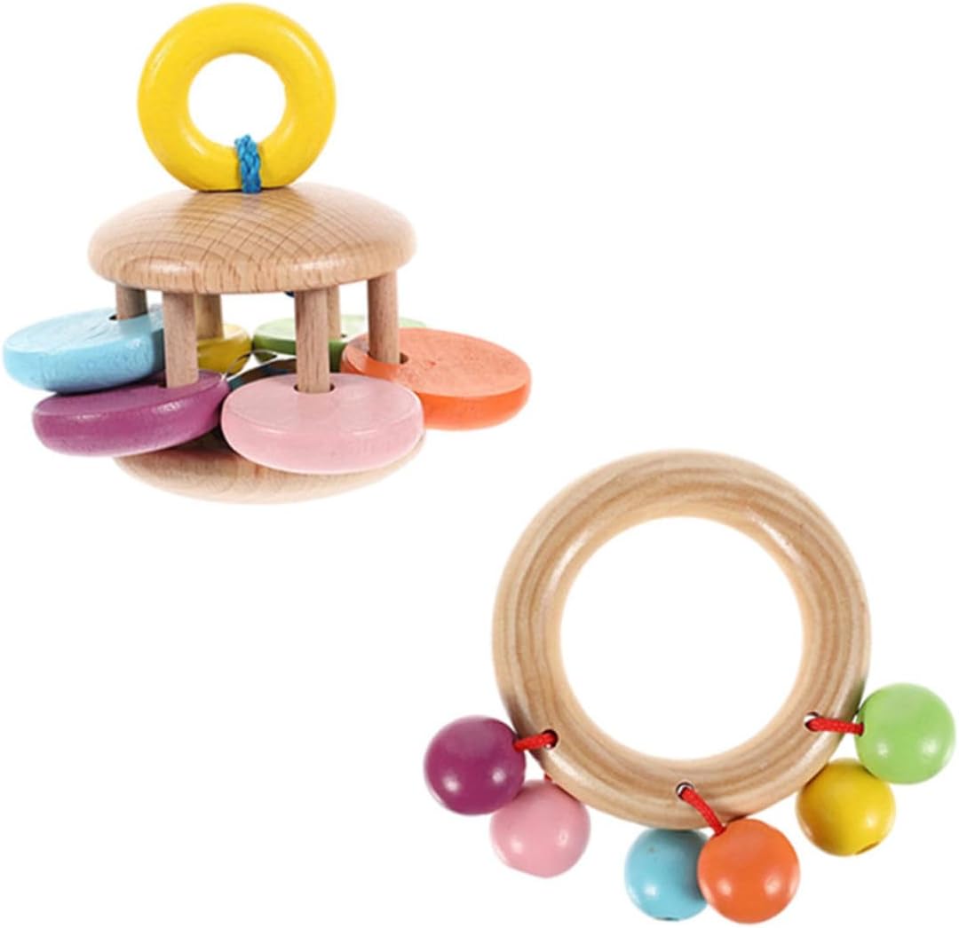 Totority 2pcs Rattle The Bell Toys Toys Rattles Early Education Toy