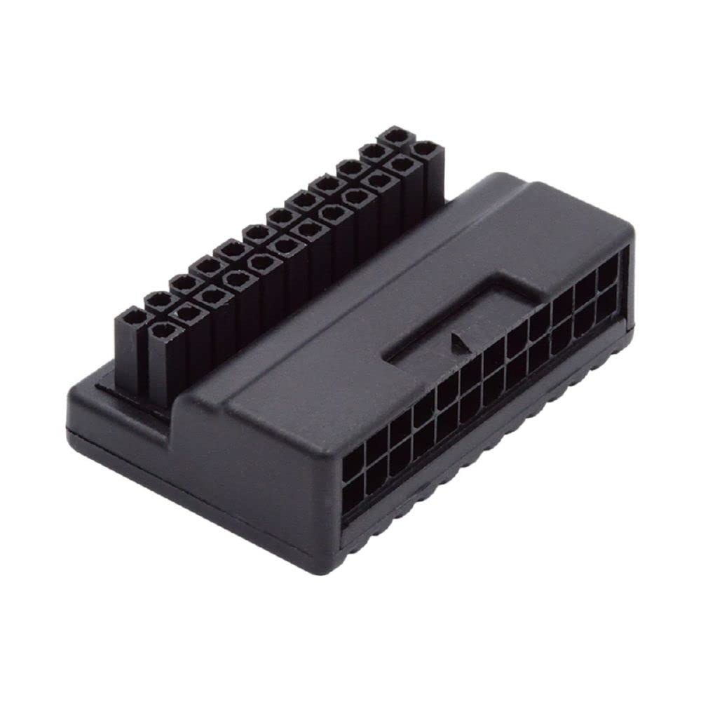 Cablecc Surmoling 90 Degrés Atx 24 Pinmi femmina con 24 pin Adattatore di alimentazione maschi