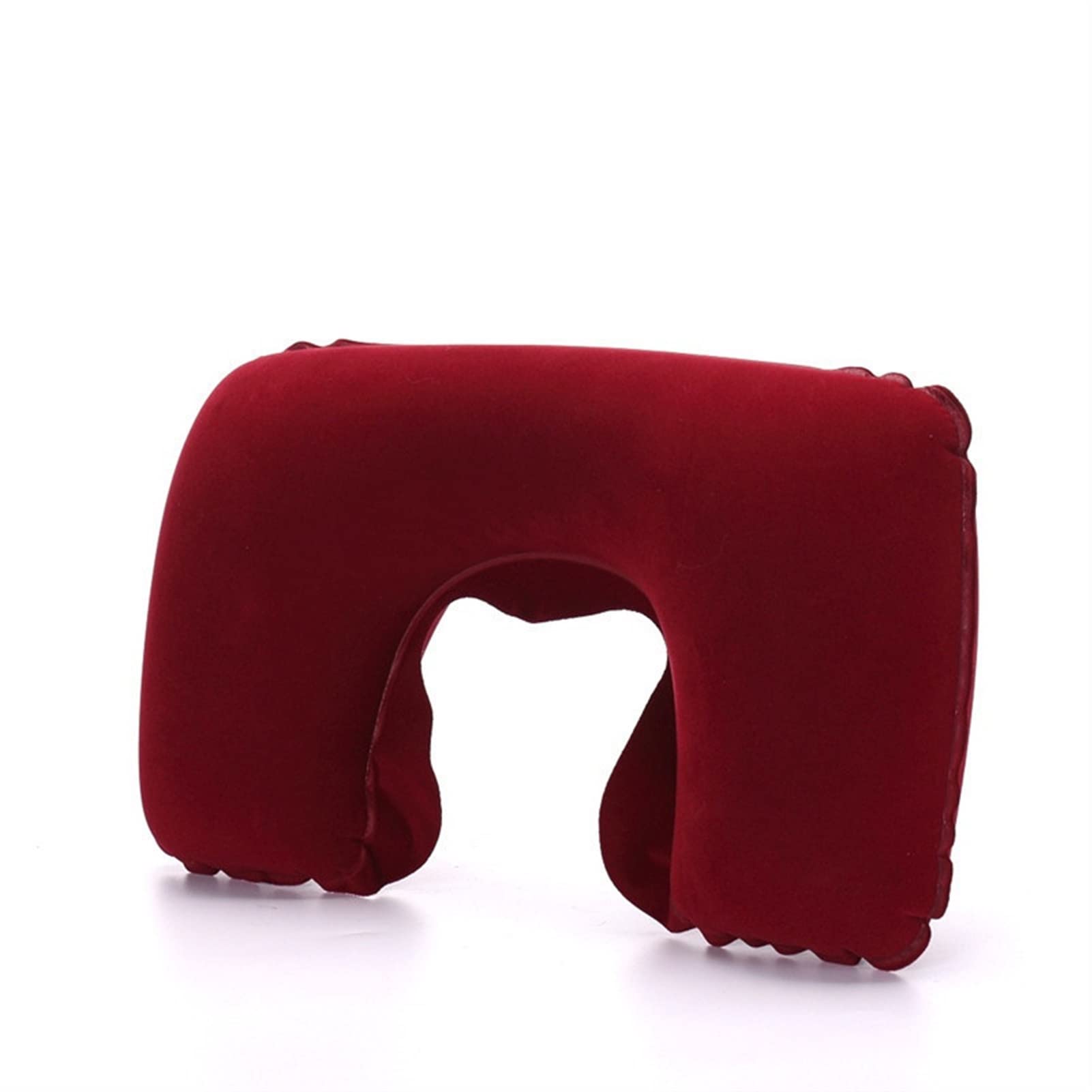 Almohada para el cuello en forma de U Almohada para el cuello inflable funcional Almohada de viaje inflable en forma de U Cojín de aire para el descanso del cuello de la cabeza del automóvil para almo
