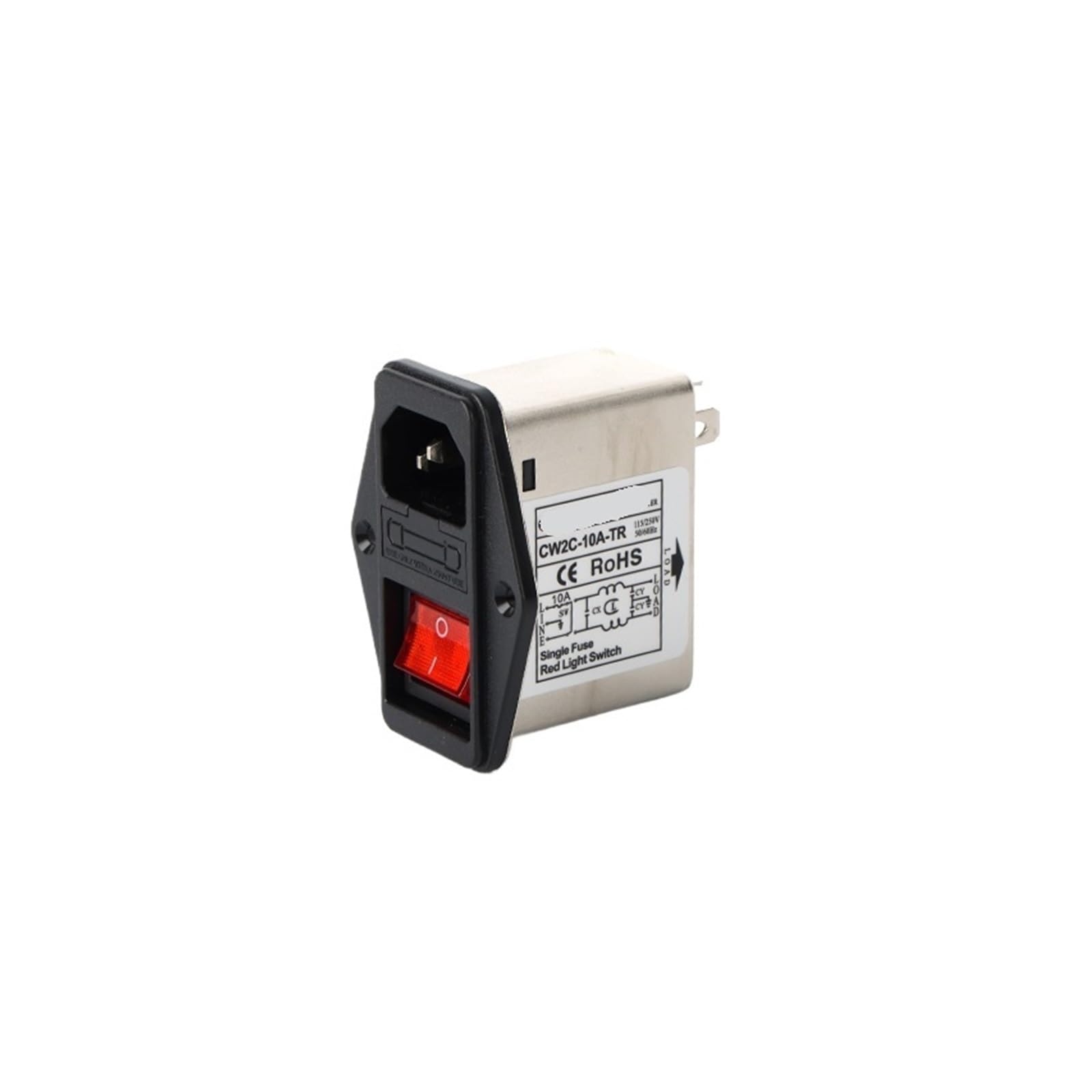 Filtro de línea CW2C-10A-TR interruptor de fuente conmutada 220V monofásico 3