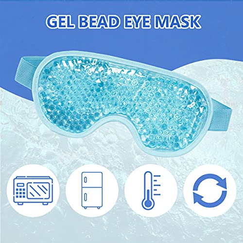 Zequech Wärmende/Kühlende Gel-Augenmaske, Wärme- und Kühlende Augenmaske für Migräne-Kopfschmerzen, Augenschwellungen, Dunkle Kreise, Cooling Eye Mask, Entspannung & Verspannungen Linder - Image 7